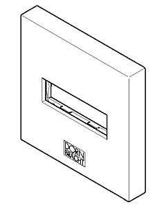 Dornbracht rosace MEM pour bec 90277803500-00 chromé