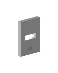 Dornbracht rosette for wall outlet 90277805500-00 90277805500 80 x 60 x 9 mm chrome