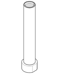 tube Dornbracht 90282210300-99 90282210300 120 mm platine foncé mat