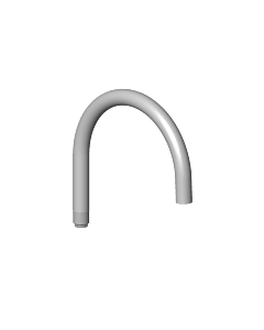 Dornbracht spout 90282222200-06 90282222200 220 mm, 27-30 l/min platinum w