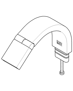 Dornbracht spout cpl. 90282226500-00 chrome
