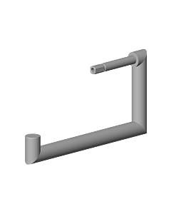 Dornbracht Rohr mit Aufnahme 90282264100-33 schwarz matt