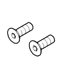 Dornbracht vis à tête fraisée M4 x 12 9030300140090 brut