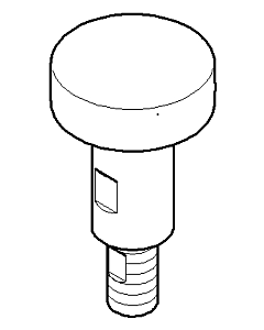 Dornbracht Zugstange für Umstellung 90310913900-49 90310913900 D.26 x 47,3 mm Cyprum