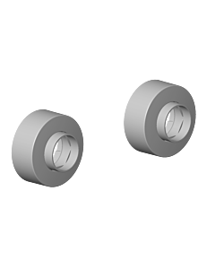 Dornbracht rosette two-piece 90312051200-08 90312051200 platinum