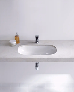 Duravit D-Code Einbauwaschtisch 0338560000 für Einbau von unten, weiss