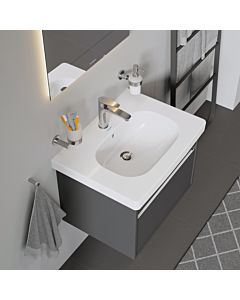 Duravit Möbelwaschtisch D-Code 03426500002 mit Überlauf, weiss, 65 x 48 cm