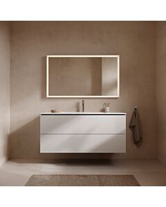 Duravit L-Cube Waschtischunterbau LC624301818 Weiß Matt, 122x55x48,1cm, 2 Schubladen