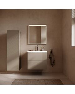 Duravit L-Cube vanity unit LC624009191 62 x 48, 2000 cm, matt taupe, 2 drawers, wall-hung
