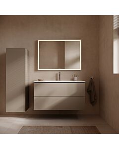 Duravit L-Cube Waschtisch-Unterschrank LC624209191 102 x 48,1 cm, taupe matt, 2 Schubkästen, wandhängend