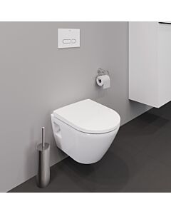 Duravit D-Neo Wand-Tiefspül-WC-Set 45870900A1 mit WC-Sitz, rimless, weiß
