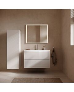 Duravit L-Cube Waschtischunterschrank LC624102222 82x55x48,1cm, 2 Schubladen, Weiß Hochglanz