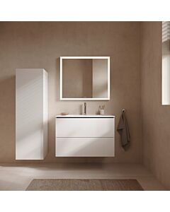 Duravit L-Cube Waschtischunterschrank LC624101818 wandhängend, 82x55,5x48,1 cm, 2 Schubladen, Weiß Matt
