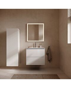 Duravit L-Cube Waschtischunterbau LC624002222 Weiß Hochglanz, 62x55,5x48,1cm, 2 Schubladen