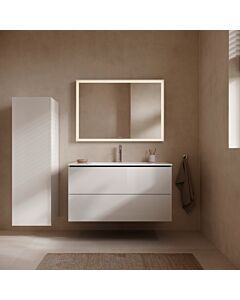 Duravit L-Cube Waschtischunterbau LC624202222 Weiß Hochglanz, 102x55,5x48,1cm, 2 Schubladen