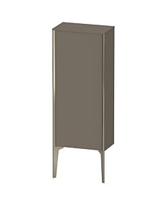 Duravit XViu Halbhochschrank XV1305LB190 40x24x89cm, champagner matt, Tür links, flannel grey seidenmatt