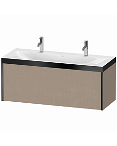 Duravit Meuble sous-vasque XViu XV4613OB275P 120x48cm, 2000 , noir mat, Rahmen P, lin