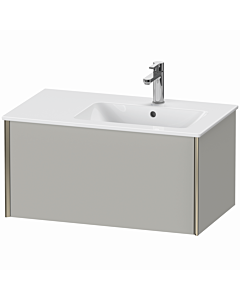 Duravit Meuble sous-vasque XViu XV40260B107 81 x 40 x 48 cm, gris béton mat, 2000 , suspendu, champagne mat