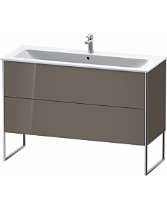 Duravit XSquare Duravit XSquare XS444808989 121x59.2x47.8cm, 2 pull-outs, Flannel Grey hochglanz