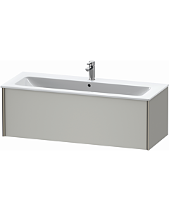 Duravit Meuble sous-vasque XViu XV40280B107 121 x 40 x 48 cm, gris béton mat, 2000 , suspendu, champagne mat