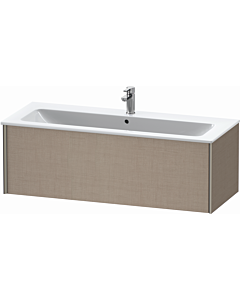 Duravit XViu vanity unit XV40280B175 121 x 40 x 48 cm, linen, 2000 pull-out, wall-hung, matt champagne