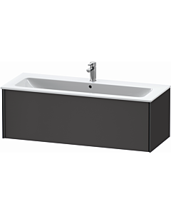 Duravit XViu vanity unit XV40280B249 121 x 40 x 48 cm, graphite matt, 2000 pull-out, wall-hung, black matt