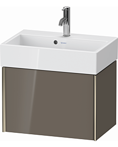 Duravit Meuble sous-vasque XViu XV42160B189 58,4x38,4x39,7cm, 2000 , champagne mat, gris flanelle brillant