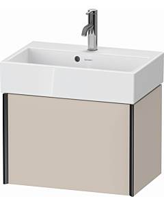 Duravit XViu vanity unit XV42160B291 58.4x38.4x39.7cm, 2000 pull-out, black matt, taupe matt
