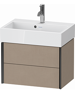 Duravit XViu vanity unit XV43160B275 58.4x38.4x39.7cm, 2 drawers, matt black, linen