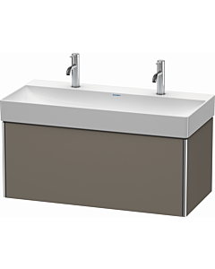 Duravit XSquare Waschtisch-Unterschrank XS406309090 98,4x39,7x46cm, 1 Auszug, Flannel Grey seidenmatt
