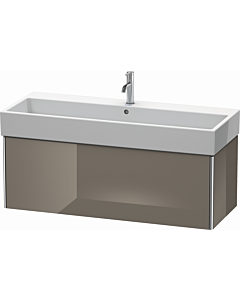 Duravit XSquare Duravit XSquare XS409708989 118.4x39.7x46cm, 2000 pull-out, Flannel Grey hochglanz