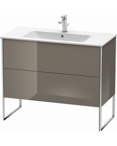 Duravit XSquare Waschtisch-Unterschrank XS444708989 101x59,2x47,8cm, 2 Auszüge, Flannel Grey hochglanz