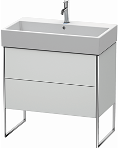 Duravit XSquare Waschtisch-Unterschrank XS447503636 78,4x49,1x46cm, 2 Auszüge, weiß seidenmatt
