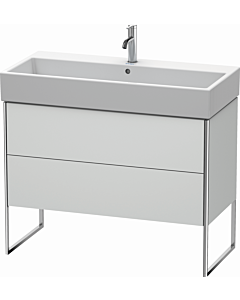 Duravit XSquare Waschtisch-Unterschrank XS447603636 98,4x49,1x46cm, 2 Auszüge, weiß seidenmatt