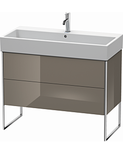 Duravit XSquare Duravit XSquare XS447608989 98.4x49.1x46cm, 2 pull-outs, Flannel Grey hochglanz
