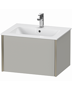 Duravit Meuble sous-vasque XViu XV40250B107 61 x 40 x 48 cm, gris béton mat, 2000 , suspendu, champagne mat