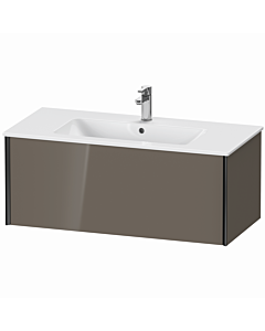 Duravit Meuble sous-vasque XViu XV40270B289 101 x 40 x 48 cm, gris flanelle brillant, 2000 , suspendu, noir mat