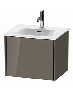Duravit XViu vanity unit XV40310B289 51x42x39.7cm, 2000 pull-out, matt black, flannel gray high gloss