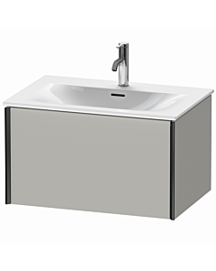 Duravit XViu vanity unit XV40330B207 71 x 39.7 x 48 cm, concrete gray matt, 2000 pull-out, black matt