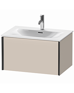 Duravit XViu vanity unit XV40330B291 71 x 39.7 x 48 cm, matt taupe, 2000 pull-out, matt black