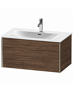 meuble-lavabo Duravit XViu XV40340B121 81 x 48 x 39,7 cm, noyer foncé, tiroir coulissant 2000 , champagne mat