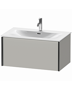 Duravit XViu vanity unit XV40340B207 81 x 39.7 x 48 cm, concrete gray matt, 2000 pull-out, black matt