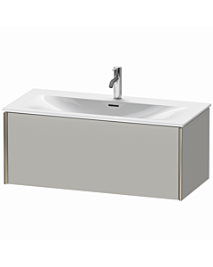 Duravit Meuble sous-vasque XViu XV40350B107 101 x 39,7 x 48 cm, gris béton mat, 2000 , champagne mat