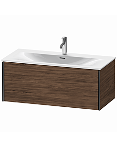 Duravit XViu vanity unit XV40350B221 101 x 48 x 39.7 cm, dark walnut, 2000 drawer, matte black