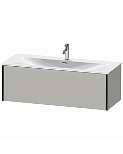 Duravit Meuble sous-vasque XViu XV40360B207 121 x 39,7 x 48 cm, gris béton mat, 2000 , noir mat