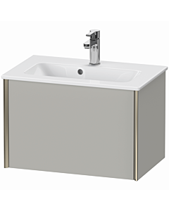 Duravit Meuble sous-vasque XViu XV40780B107 61 x 40 x 39 cm, gris béton mat, 2000 , suspendu, champagne mat