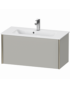 Duravit Meuble sous-vasque XViu XV40790B107 81 x 40 x 39 cm, gris béton mat, 2000 , suspendu, champagne mat