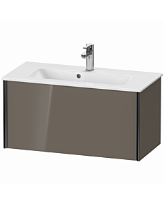 Duravit Meuble sous-vasque XViu XV40790B289 81 x 40 x 39 cm, gris flanelle brillant, 2000 , suspendu, noir mat