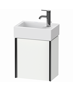 Duravit XViu Waschtisch-Unterschrank XV4230LB218 36,4 x 39,7 x 23,4 cm, links, weiß matt, 1 Tür, schwarz matt