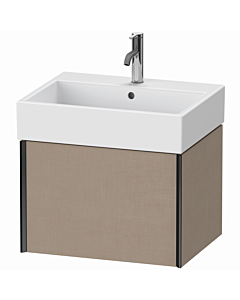 Duravit XViu vanity unit XV42340B275 58.4 x 39.7 x 45.4 cm, linen, 2000 pull-out, matt black